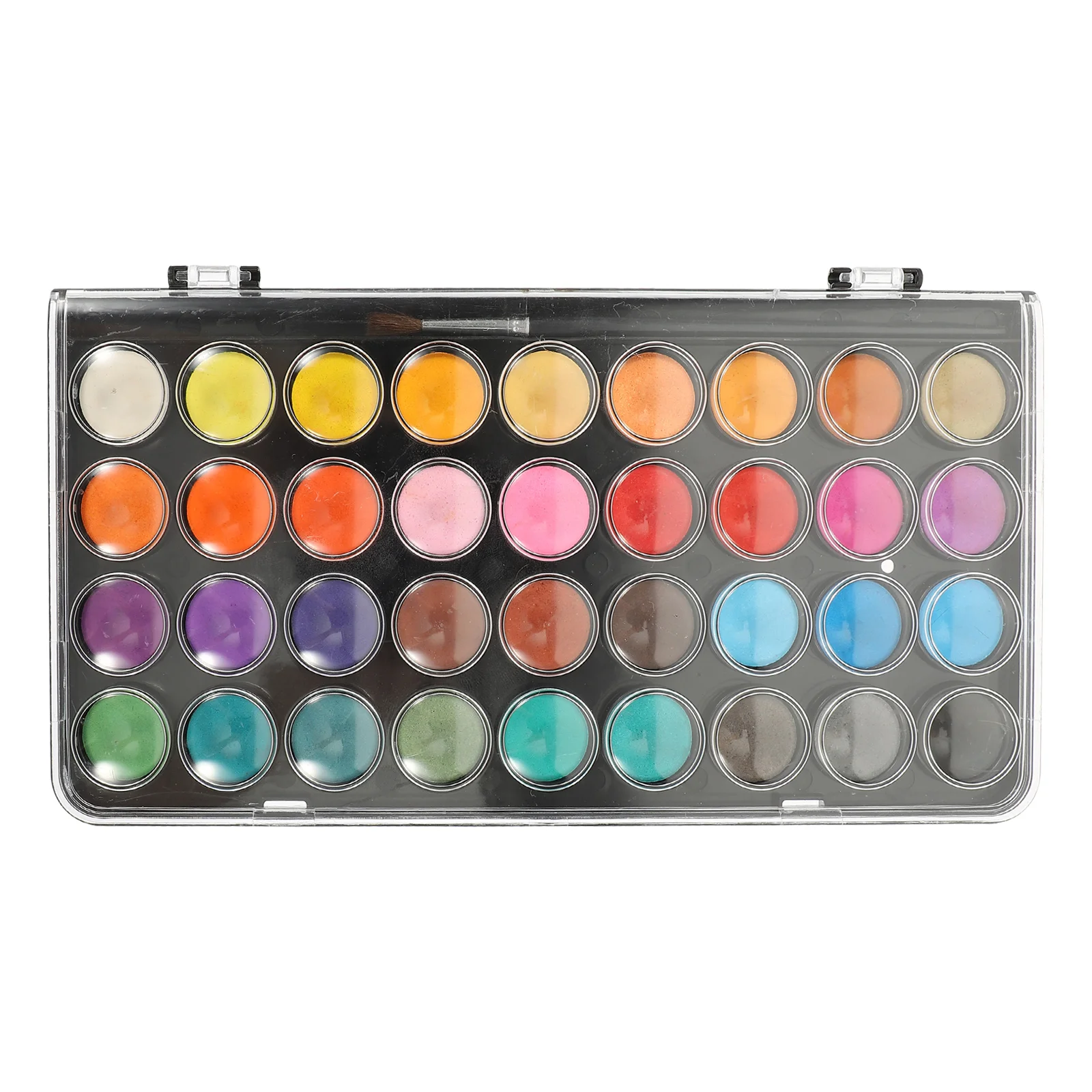 

1Set Watercolor Paint Set Solid Pigment Kit Portable Highly Concentrated Vivid Colors Quick Dry Drawing Kit Watercolor Paint