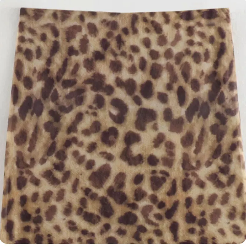 Falda Midi de tul de leopardo para mujer, moda de verano, cintura alta, cintura elástica, faldas largas, ropa de calle, falda vaquera, falda para mujer