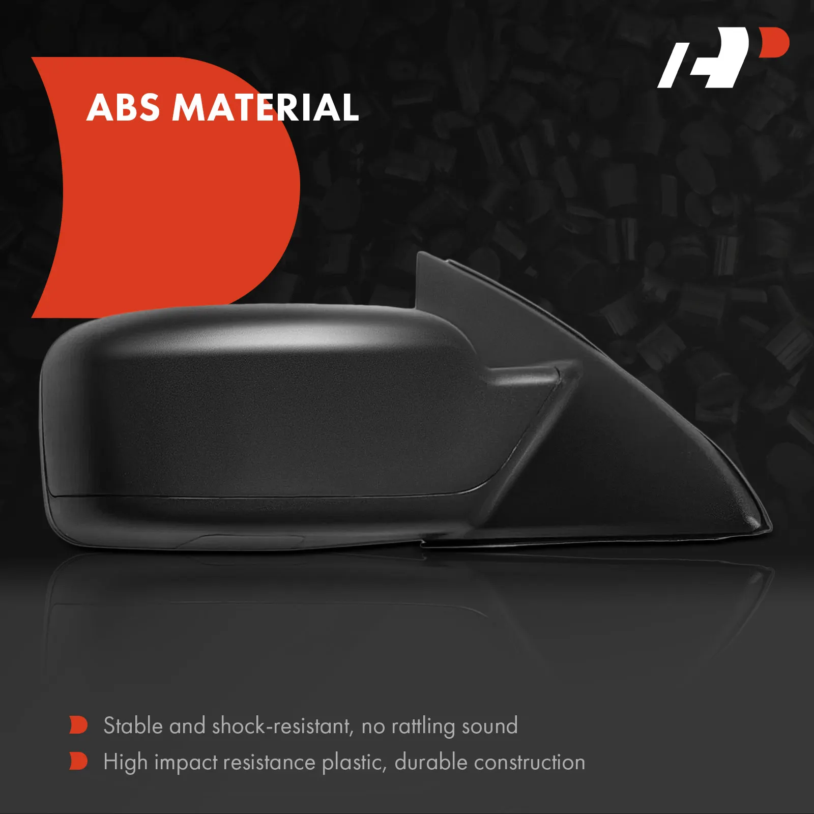 A-Premium Pair Power Door Mirror for Ford Fusion 2011-2012 Mercury Milan 2011 Non-Folding Blind Spot Glass Black