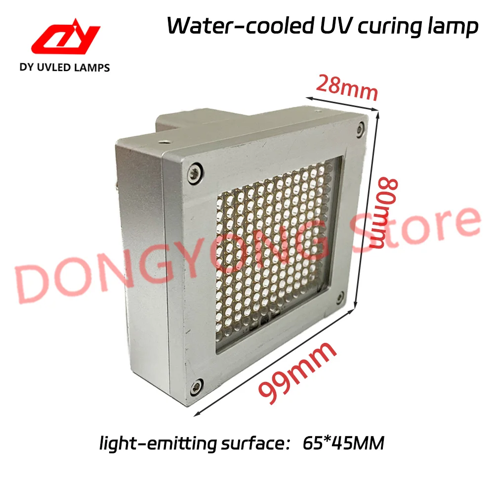 

W6545 580 Вт Мощная УФ-светодиодная лампа для отверждения чернил для УФ-принтера Быстросохнущая струйная лампа для струйного принтера Масло УФ-источник света