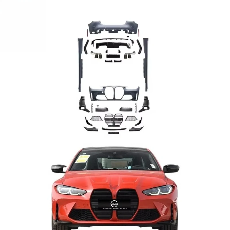 

2023 for 4 Series G22 M4 Body Kits Auto Car Accessories Front Bumper and Side Skirt Diffuser New Condition