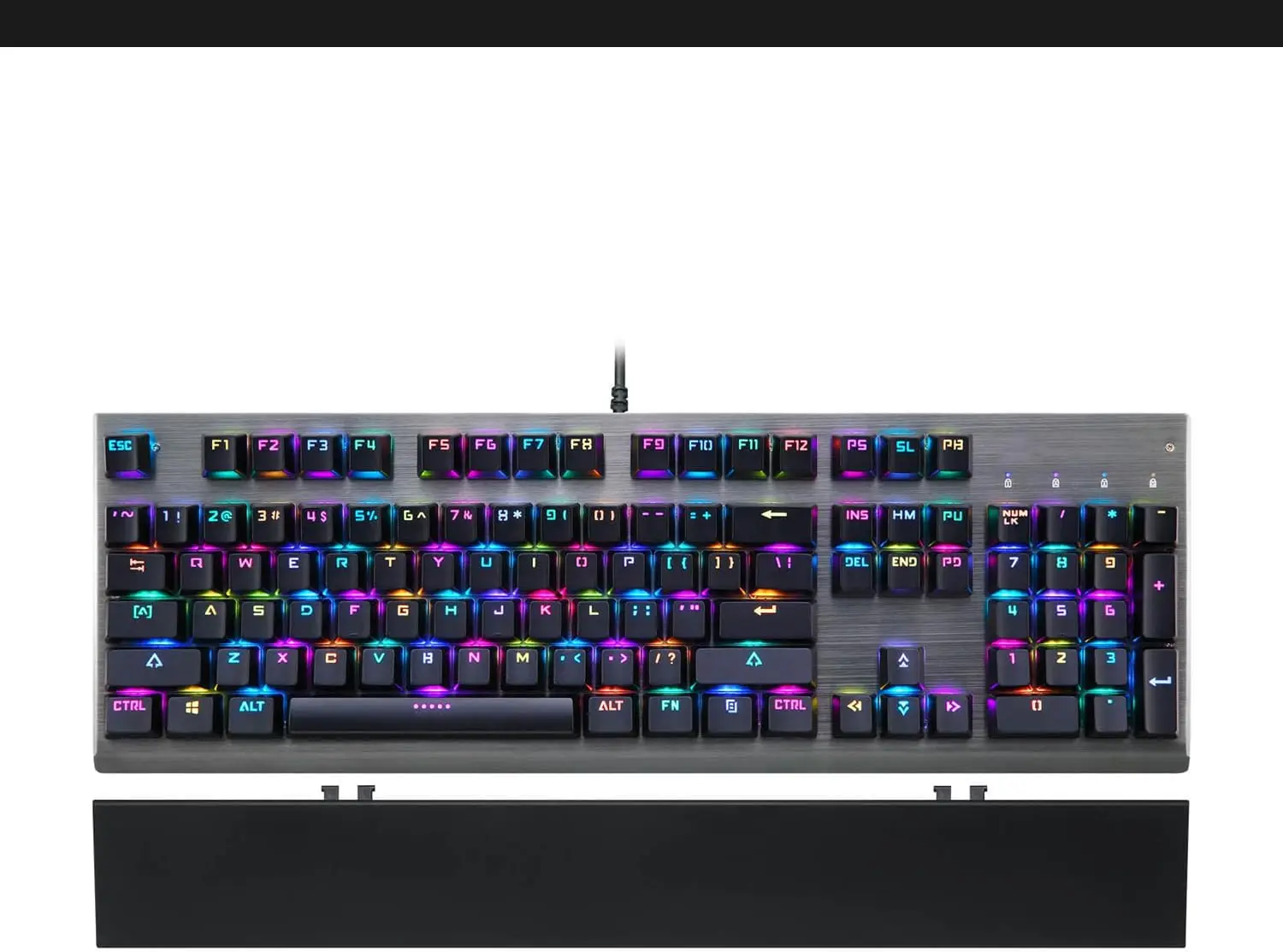 

Механическая игровая клавиатура CK108 RGB, горячая замена, алюминиевое основание, мягкий тактильный черный переключатель