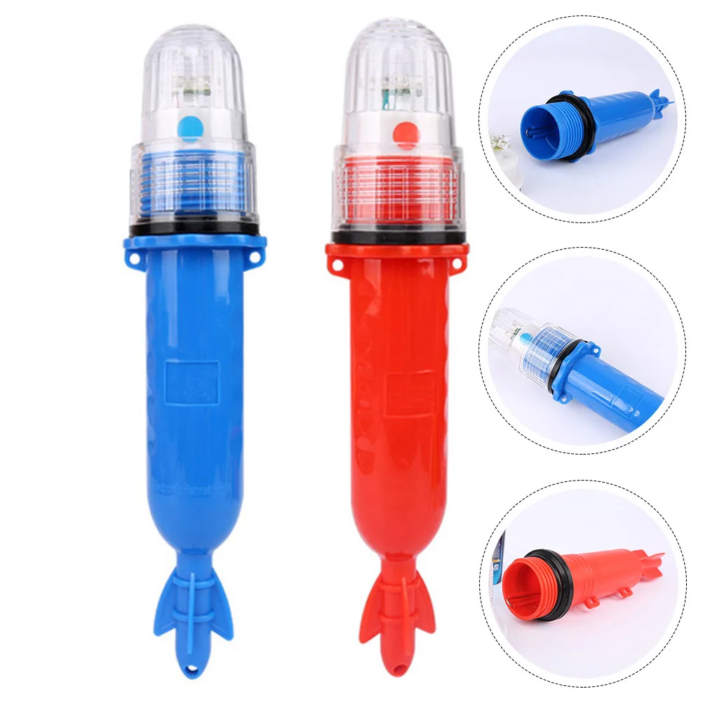 

2Pcs Marker Light High-Powered Replaceable Fishing Underwater Light for Rivers Lakes Prawn Fish