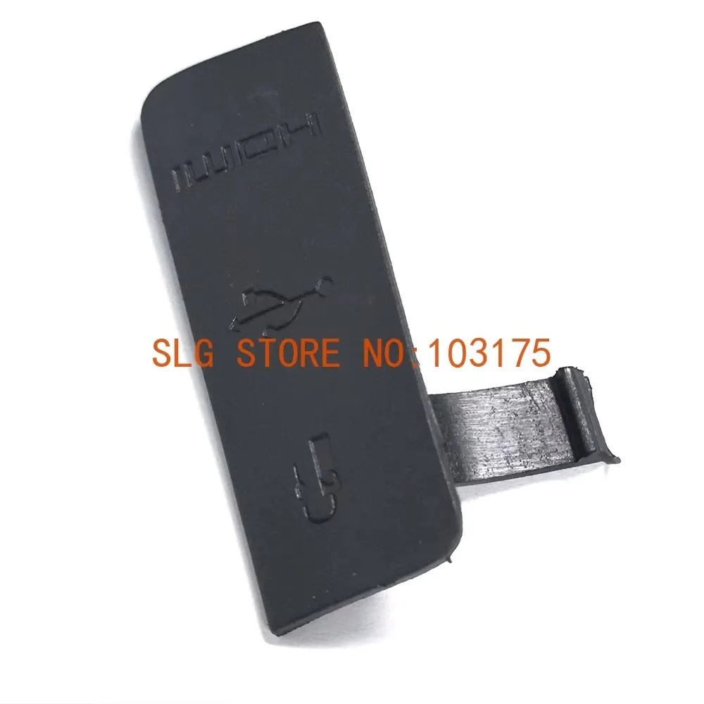 Nova alta qualidade usb/av out hdmi-compatível microfone capa de borracha para canon eos 1300d 1500d 2000d rebel t6 beijo x80 câmera digital