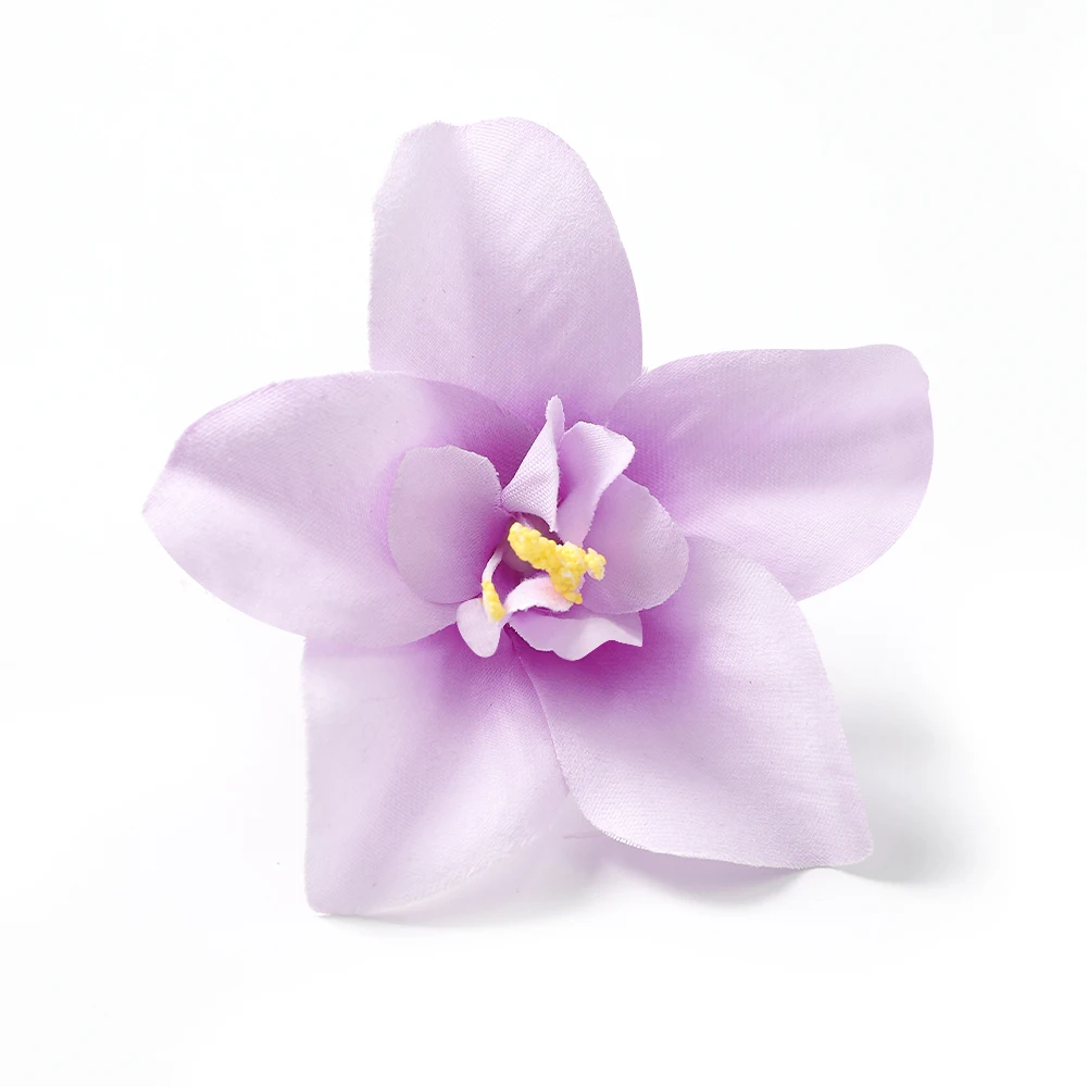 10/20 Stück künstliche Orchideenköpfe, künstliche Blumen, die für Frauen und Mädchen als Haarnadel, DIY, Braut, Hochzeit, Dekoration, Kranz, Zubehör verwendet werden können – Detail 11