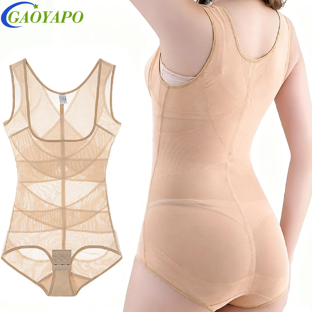1PCS Thin Breathable Shapewear Bodysuit, Hi-Waist Tummy Control Butt Lifter, Women Slimming Girdles for Daily & Postpartum Use