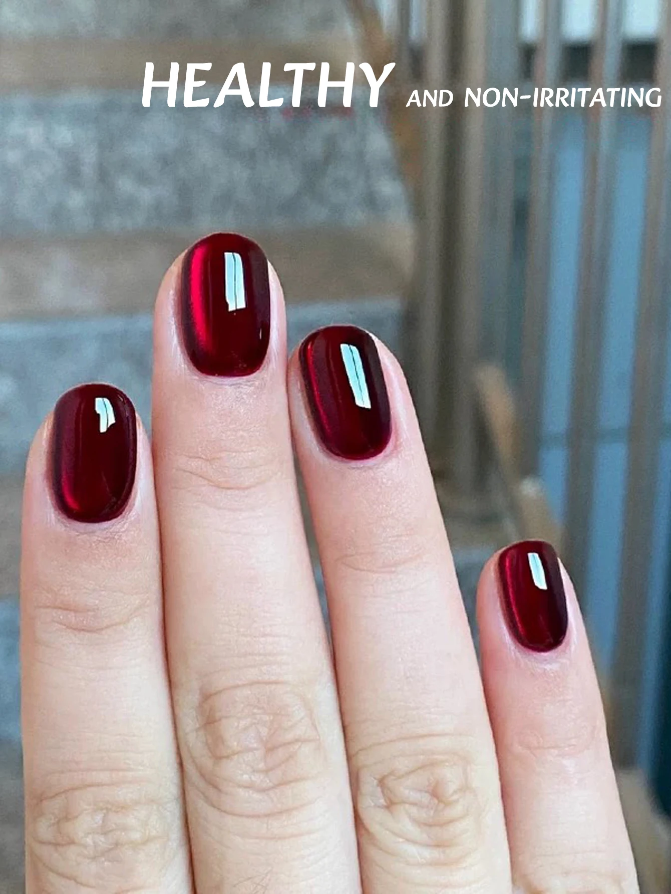 MIANEL 12ML Red Ocean Cat Eye Gel Nail Polish 2026 Top Selling Red Color Flash Glass Beads Cat Magnetic Gel Red Nails 1-9pcs