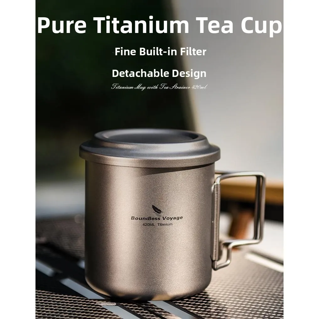service-a-the-d'exterieur-en-titane-pur-tasse-a-the-monocouche-420-ml-pour-eau-bouillante-camping-voyage-recipient-a-eau-potable