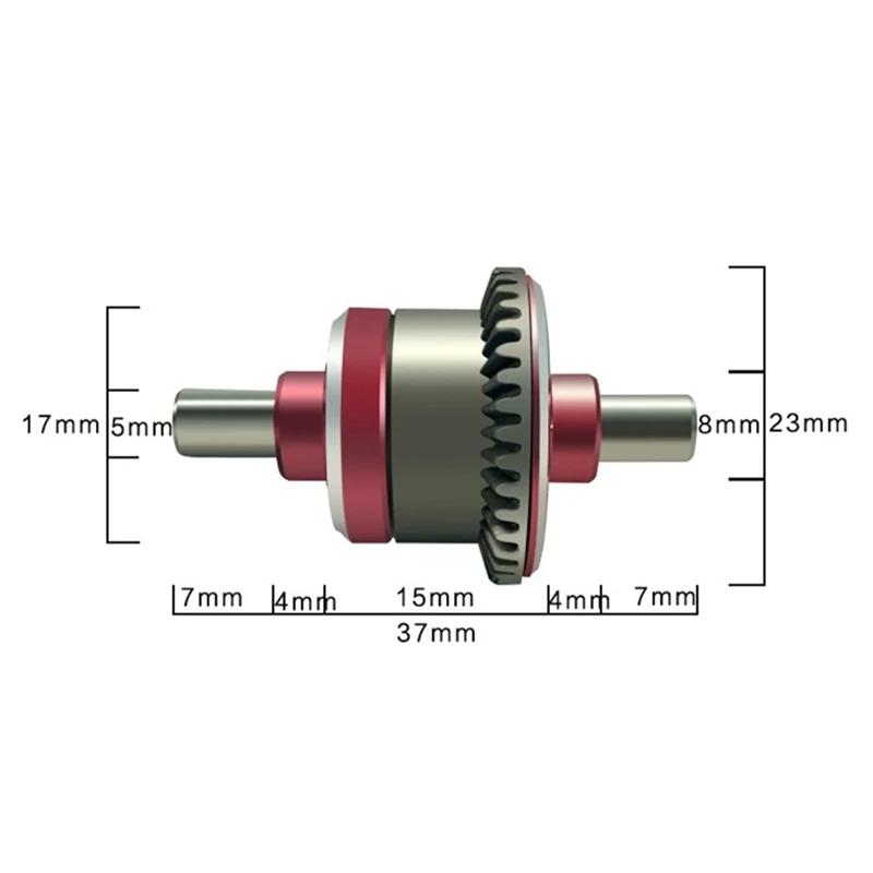 Metal Front Differential For Feiyue FY01 FY02 FY03 FY04 FY05 FY06 FY07 FY08 1/12 RC Car Upgrade Parts Accessories