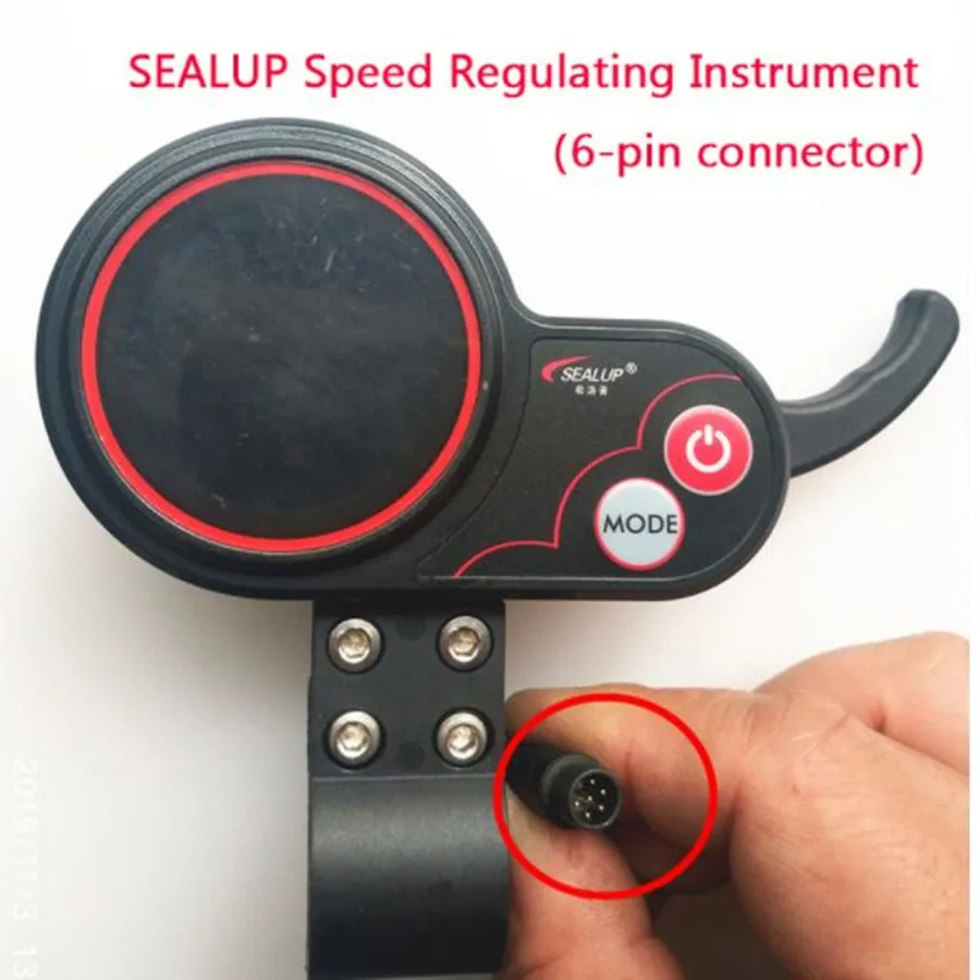 Sealup-Throttle with Controller for Electric Scooter, 6 Pin, 10 