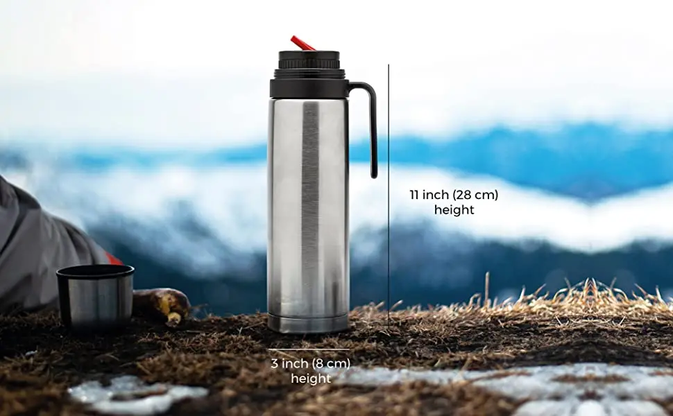 1000ML thermos for mate Vacuum Insulated With Double Stainless Steel Wall BPA Free Flask Specially Designed for Mate Gourd