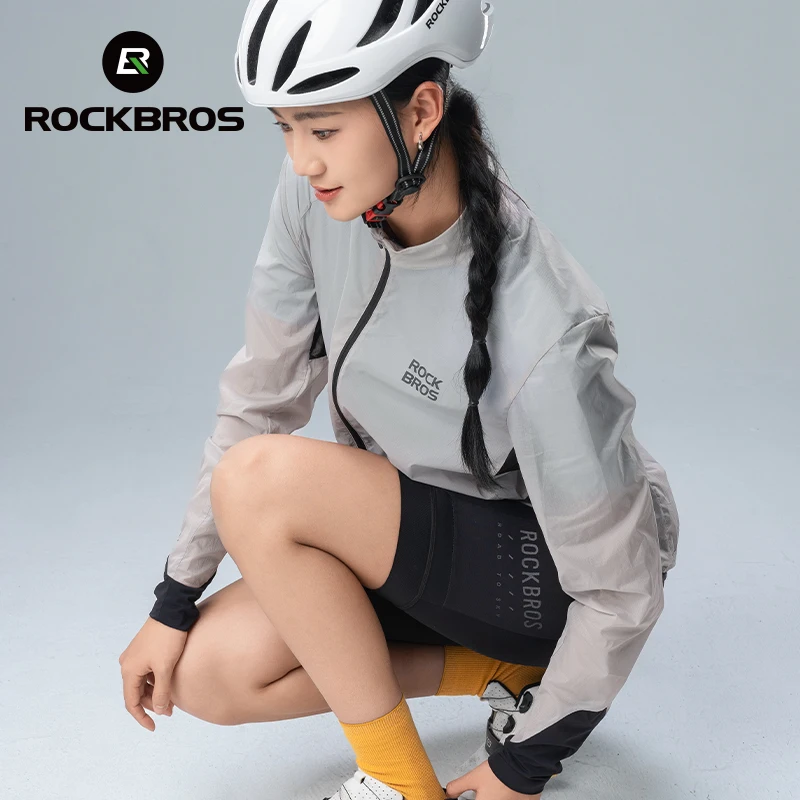 ROCKBROS Bicycle Jackets Men Women Breathable Bike Windbreak Full Sleeves Tops Coat Sports MTB Road Cycling Jerseys Equipment