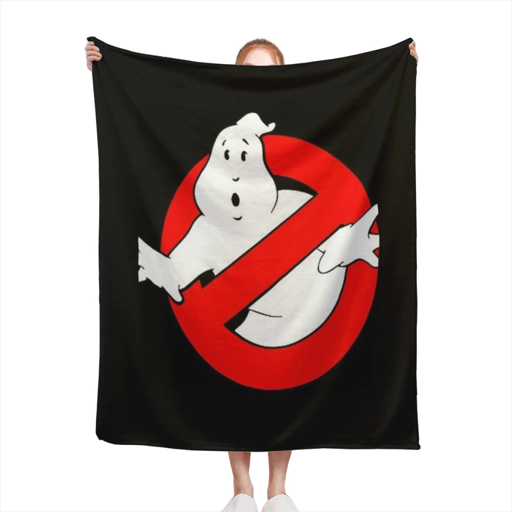 Ghostbusters Ghost Medium Blanket Soft comforter sets throw for Couch Warm Flannel Blankets Bedroom Décor