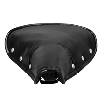 Bicycle Saddle Seat Vintage Style Pu Aluminum Alloy Shock Absorbing Wide Comfortable Cushion For Retro Bike