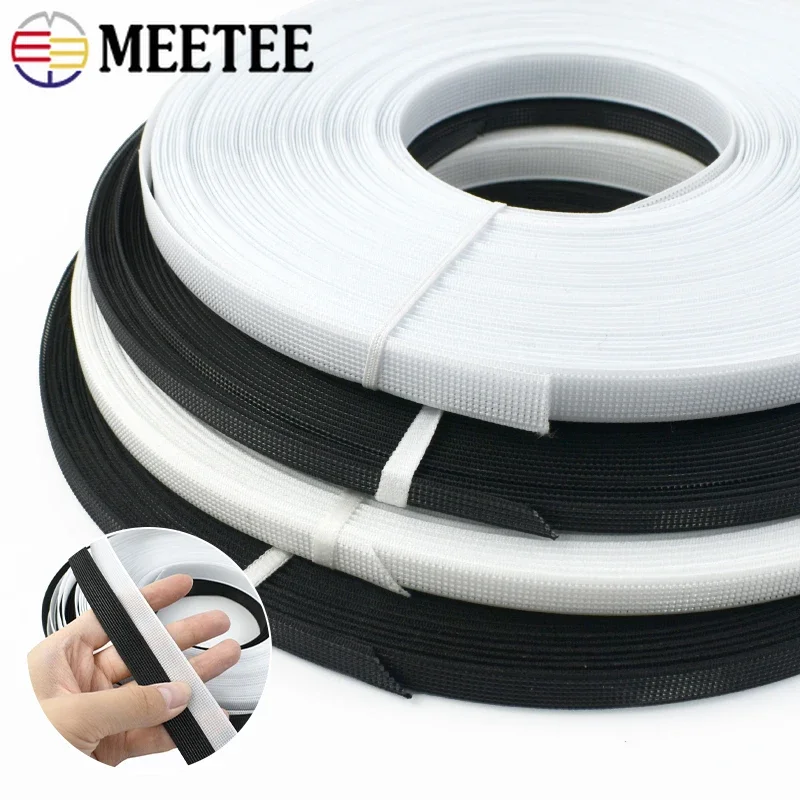 

5/10Yards 6-15mm Webbing Tape Plastic Ribbon for Bra Strap Wedding Dress Support Band Corset Sewing Underwear Material Accessory