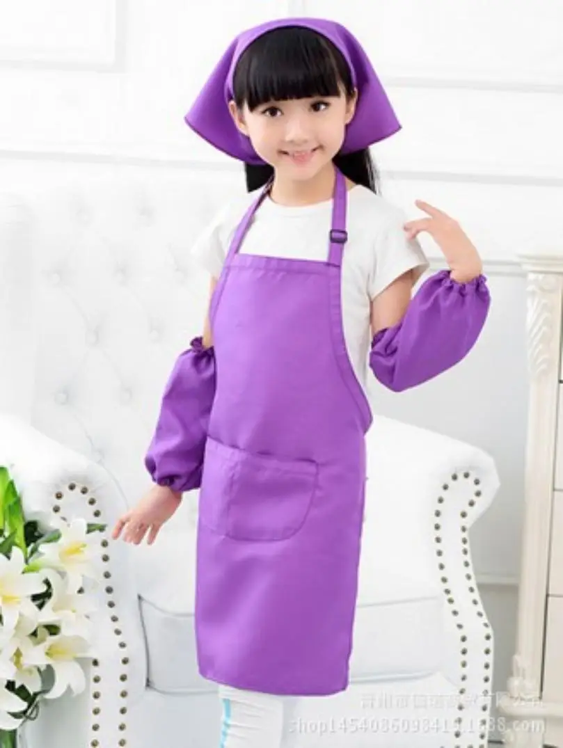 Home Kitchen Cooking Apron For Kids Oil Release Waterproof Work Clothes Useful Things For Kitchen Waiter Uniforms Accessories