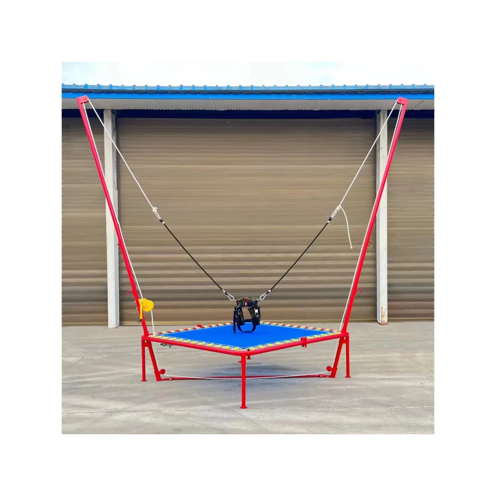 

Kids Bungee Jumping Bed Portable Bungee Trampoline Amusement Jumping Bungee Trampoline Outdoor Adult Trampoline