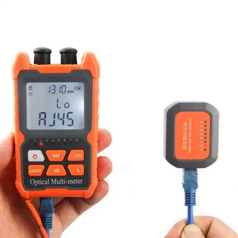 Fiber Optic Tester  OPM Network cable tester equipment tool kit visual fault locator VFL pon  optical power meter