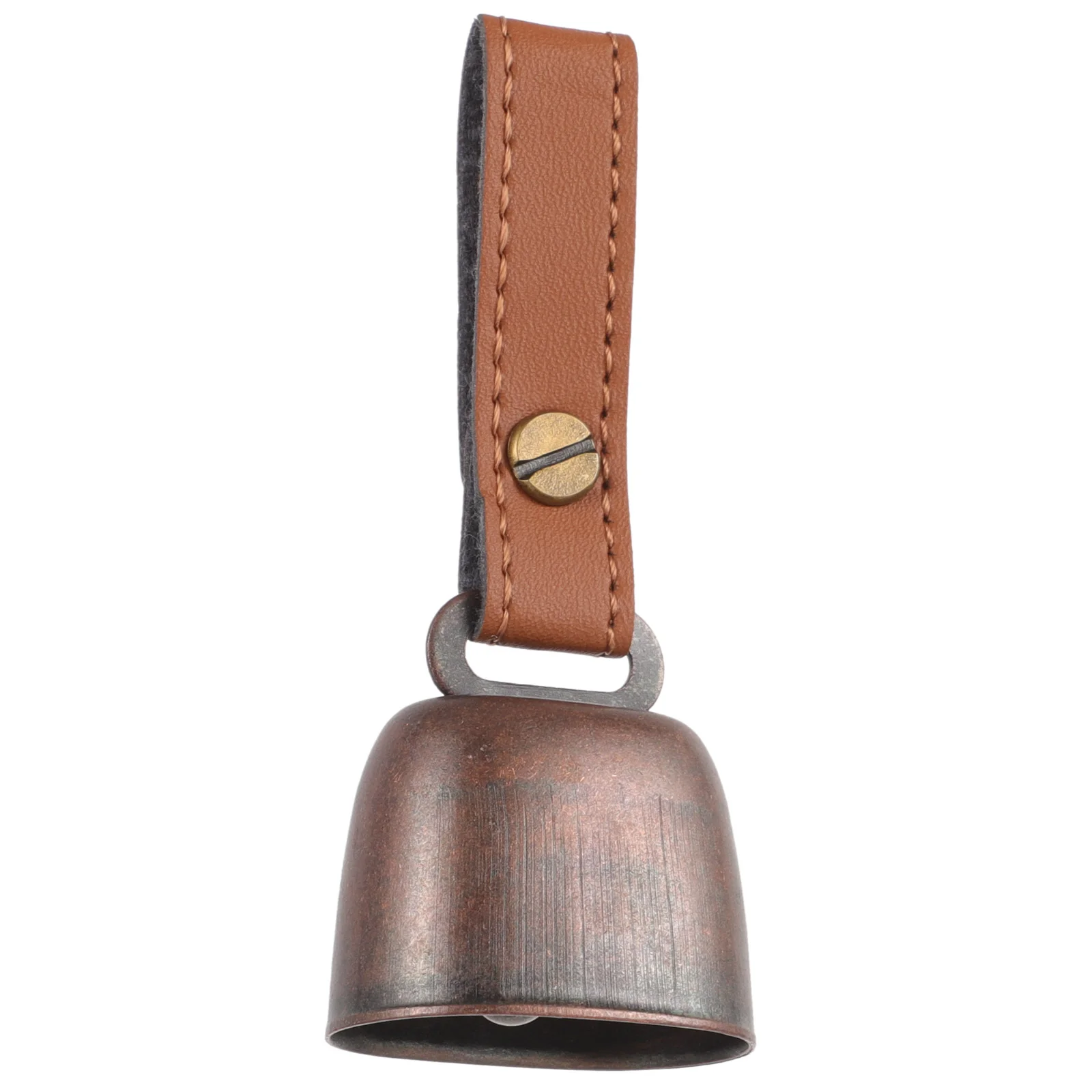 หมีกระดิ่งหัวเข็มขัดเหล็ก Cowbell เครื่องหมายเดินป่าโลหะ Camping Bronze กระดิ่งสัตว์เลี้ยงขนาดเล็กเสียงใส Anti Lost กลางแจ้ง