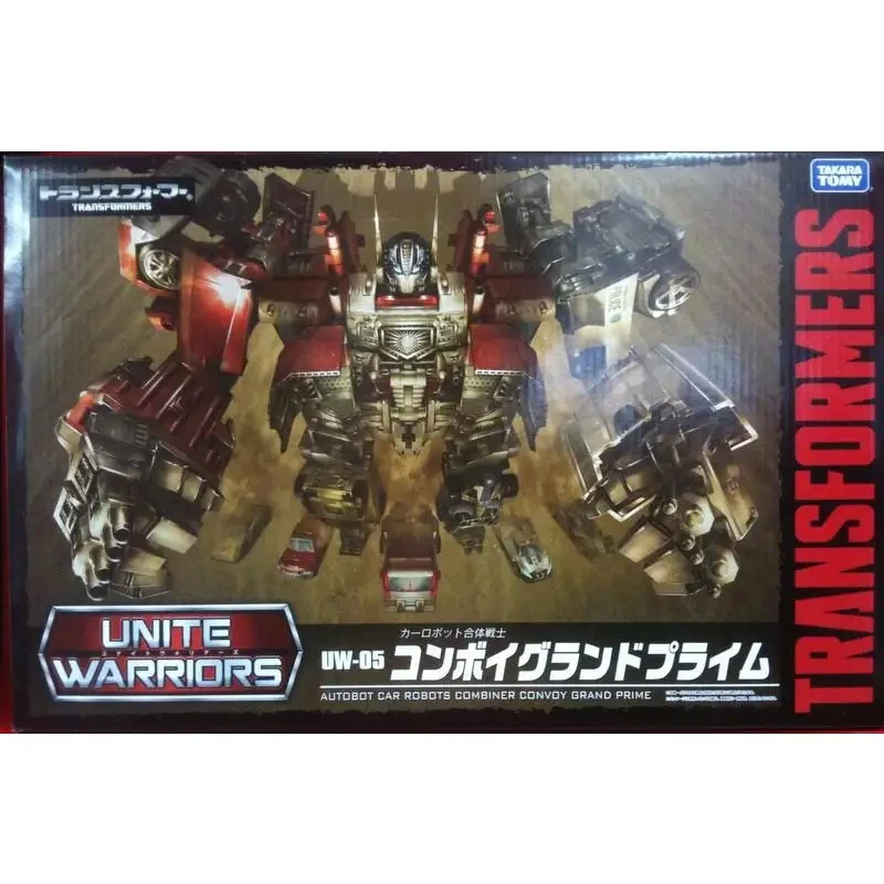 Takara Tomy Transformers Action Figure, Optimus Prime, Anime Model, Hobby Collect, Presente de Aniversário, Frete Grátis, Uw-05, Em estoque