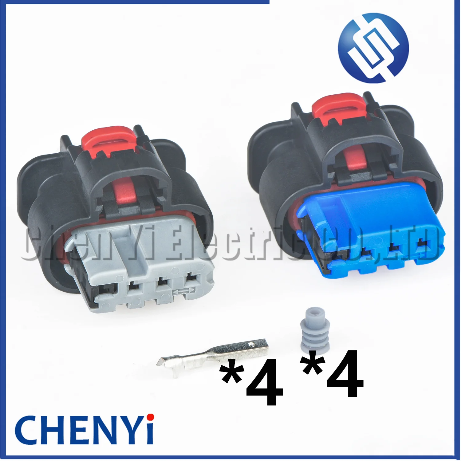 

4-контактный автомобильный разъем для высоковольтного модуля зажигания, датчик-разъем для жгута проводов 1-2296696-1 1-2203773-1 1-2203773-2