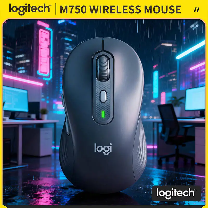 

Беспроводная мышь M750 Signature — тихие щелчки, переключатель устройств, SmartWheel, аккумулятор 20 месяцев, необходимое для учебы