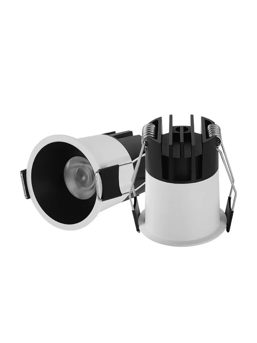 Mini projecteur LED COB Anti-éblouissement 3W 5W 7W 10W 12W 15W, Downlight LED à intensité variable 18W 20W, aluminium moulé sous pression, intérieur, maison, hôtel