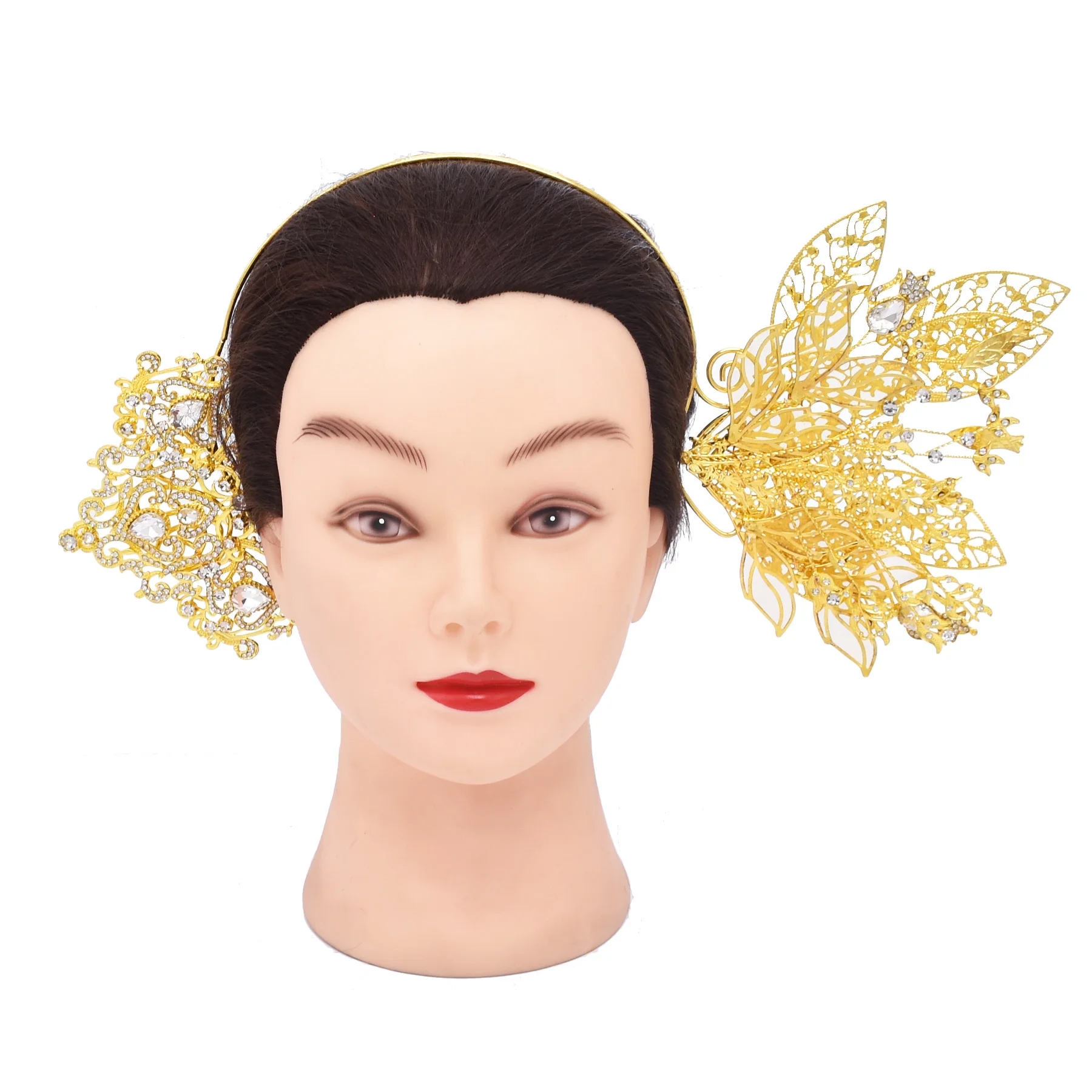 

New Golden Leaves Headband Headpiece Crown Tiara Headdress Goddess Greek Head Jewelry Bride Wedding Hair Accessories