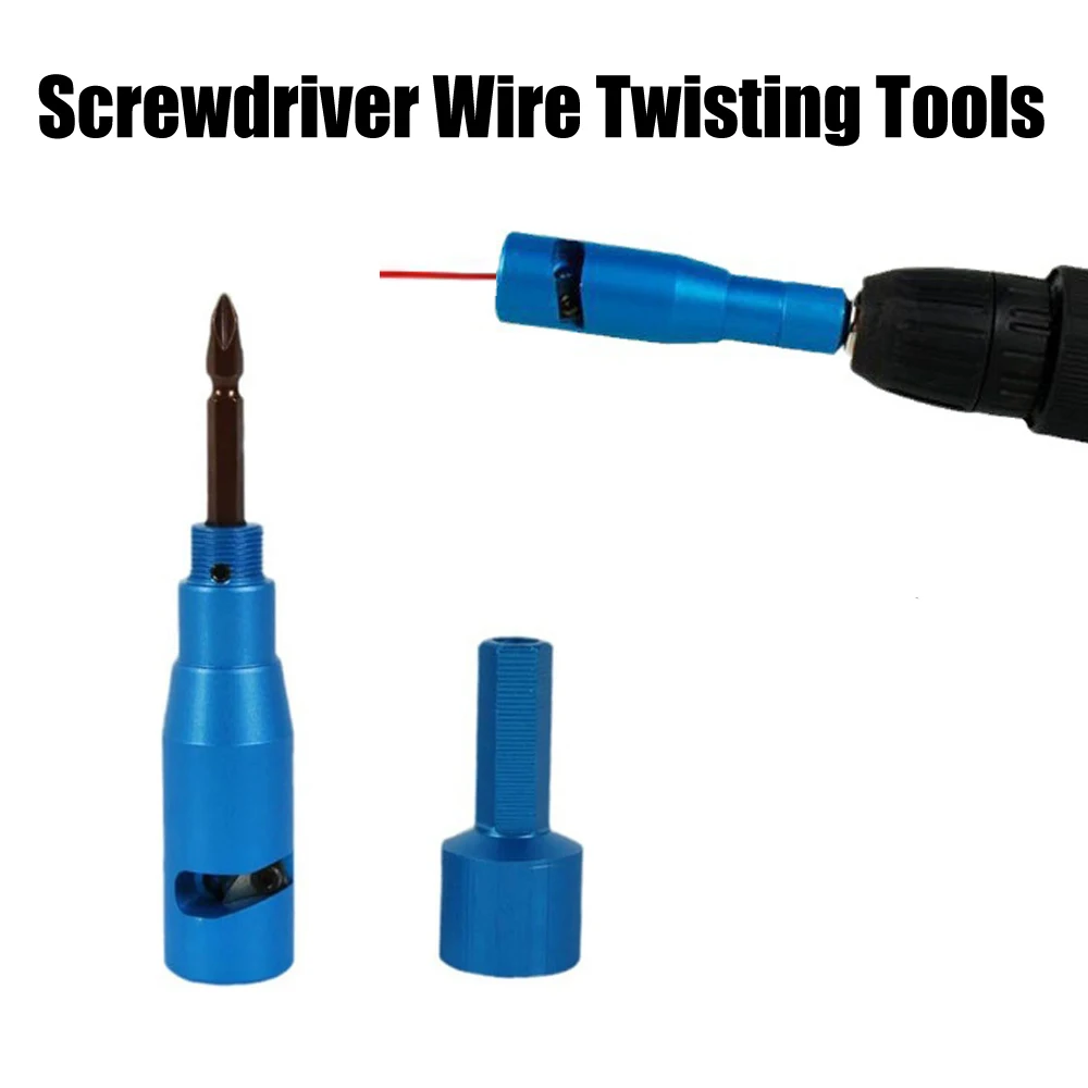 

Electric Wire Stripper Screwdriver Cutter Crimper Winding Connector Electrician Wire Twisting Hand Tools Accessories