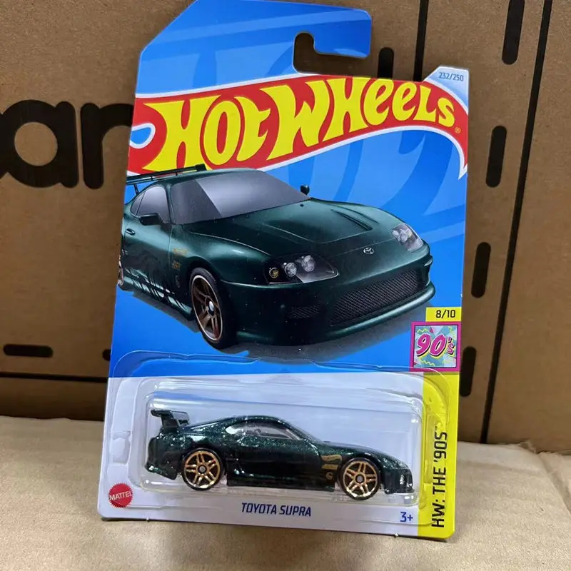 HotWheels 1:64 TOYOTA Supra Alloy Sports Car Model Diecast Metal Classic Racing Vehicles Car Model High Simulation Kids Toy Gift