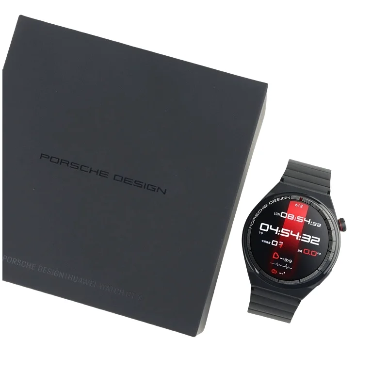 Original HUAWEI WATCH GT 3 Porsche Design Black Titanium Strap Diving-grade waterproof performance 14 days long battery life