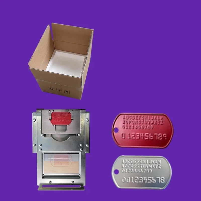 72 Letter Dog Tag ID metal tag punching machine embossing machine