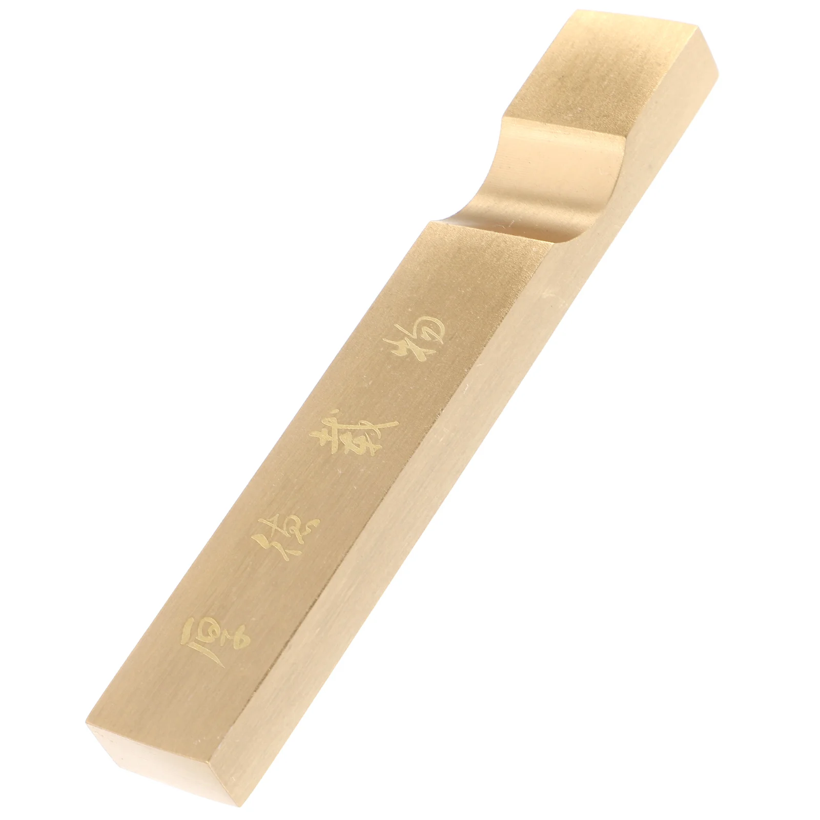 Paperweight Calligraphy Practice Rectangular Durable Smooth Edge Metal Stationery Supplies Writing Tool Art Goods