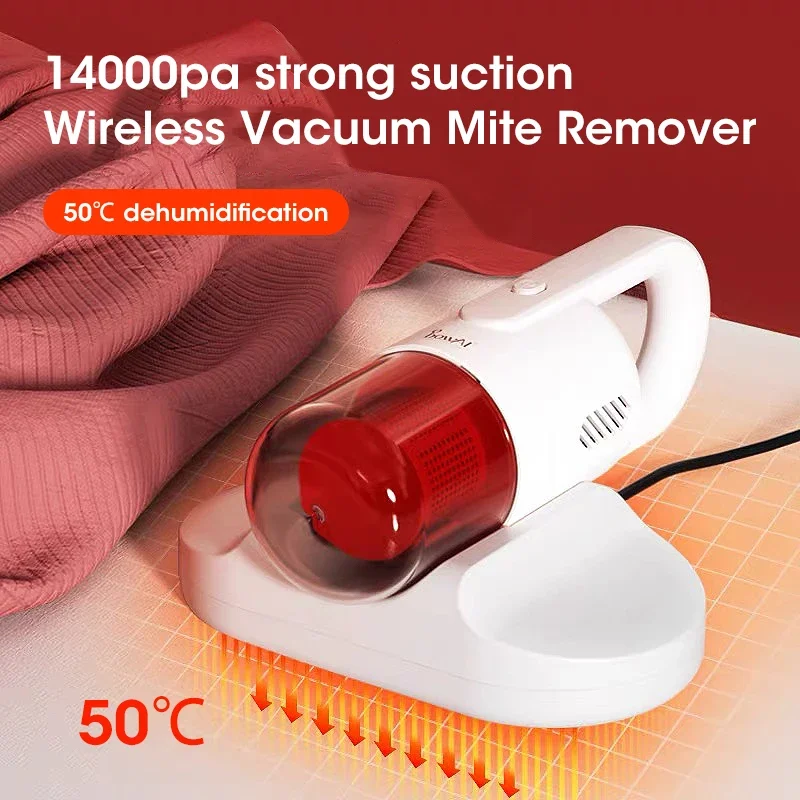 

14500Pa Wired Mite Remover Hot Air Dehumidification Handheld Vacuum Cleaner for Cleaning Bed Mattress Pillows Clothes Sofa