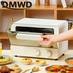 DMWD 11L Mini Electric Oven Home multifunctional Baking Machine Pizza Bread Cake Egg Tar Baking Grill Barbecue Roaster Toaster