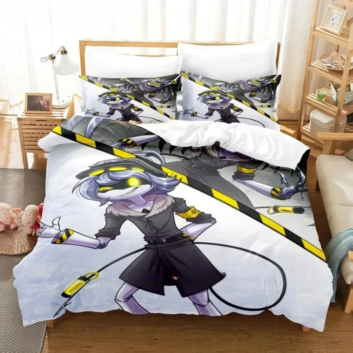 

Murder-Drones 3D NEW Duvet Cover Pillowcase Bedding Set Adult Boy Girl Bedroom Decoration Children Single Double Large