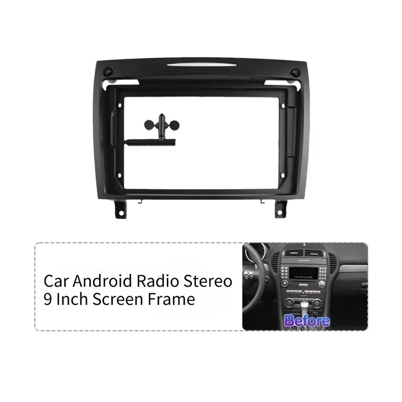 Ramka radia samochodowego z Androidem do Mercedes Benz SLK Class R171 W171 2004-2011 Panel