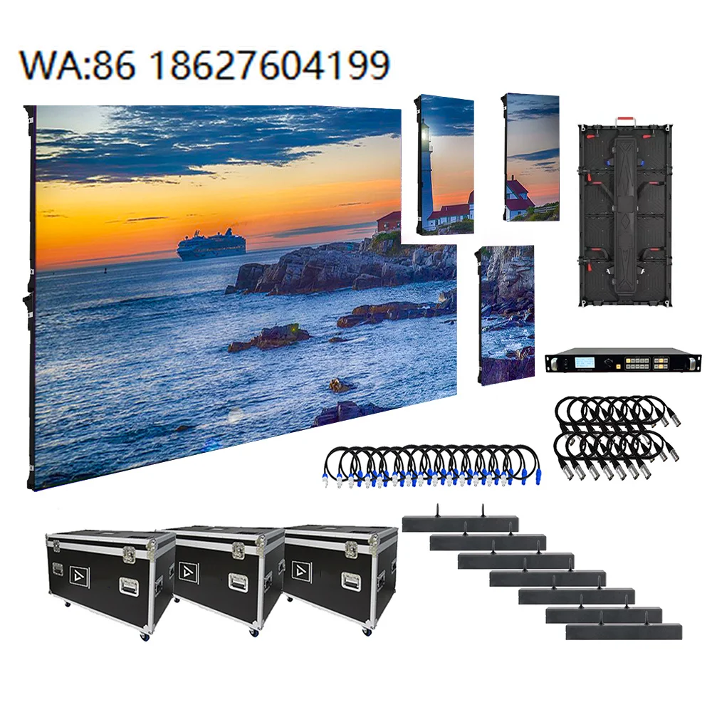 

lightweight portable event rental screen P19P391 Rental LED Display With Creative Splicing Solutions Outdoor Street Advertising