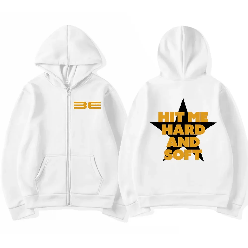 ضربني الصلب والناعم 2025 جولة نفس النمط سستة هوديس الرجال النساء الهيب هوب موضة الاتجاه زمم سترة للجنسين زمم بلوزات