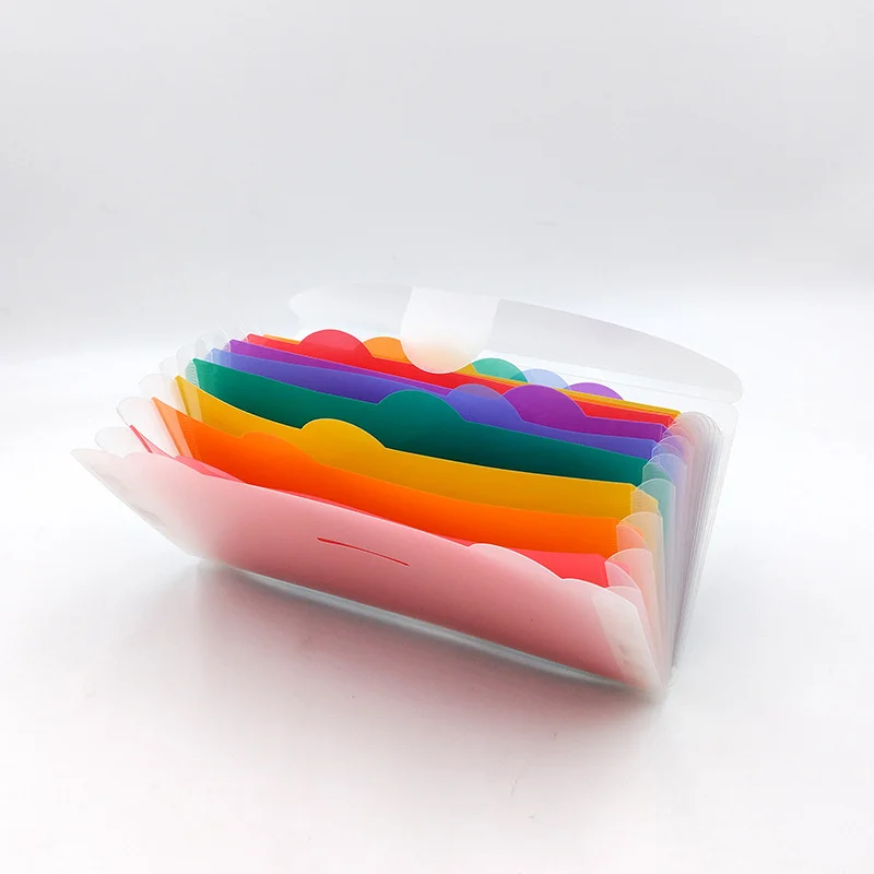 Portable Expanding File Folder Receipt Classification Organizer for Case Office Products Storage Organ Bag for Filing Bi