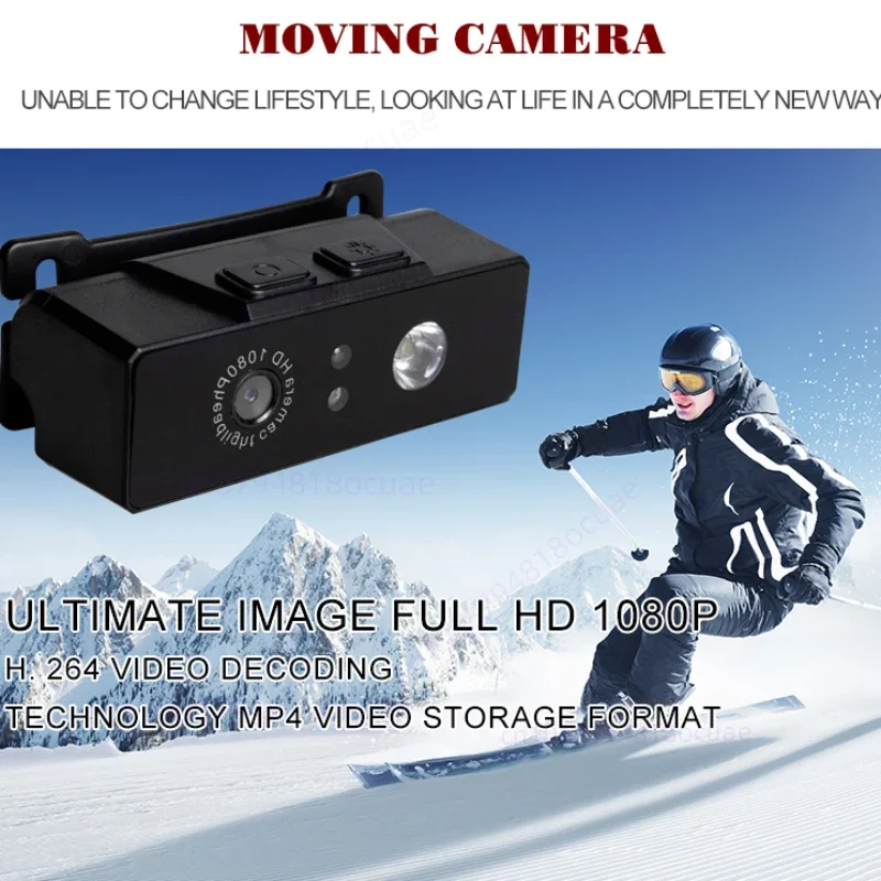 

Headlight Sports Camera 1080P HD First Perspective Action Cam Wave Hand Induction Video Recorder Built in Battery Action Camera