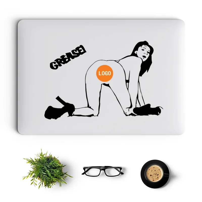 Sexy Girl Creative Design Vinyl Decor Laptop Sticker for Macbook 13 Pro 14 Air Retina 15 Mac Top Cover Skin iPad Notebook Decal