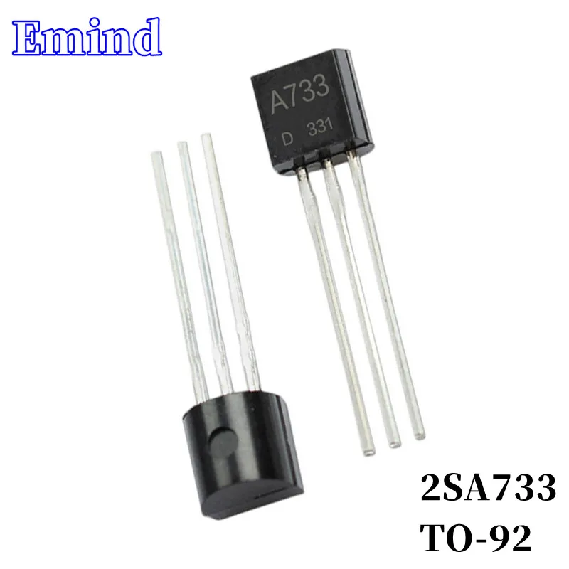 

100/200Pcs 2SA733 A733 DIP Transistor TO-92 Type PNP Bipolar Amplifier Transistor 50V/300mA