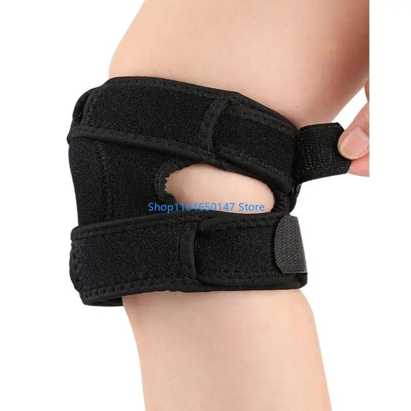 Knee Brace for Knee Pain Relief Knee Brace for Working Out,Injury Recovery Adjustable Compression Open Patella Support