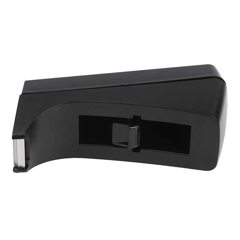 Black Desktop Mini Tape Dispenser With Non-Slip Base Tape Cutter Tape Refill For Office School Supplies Use
