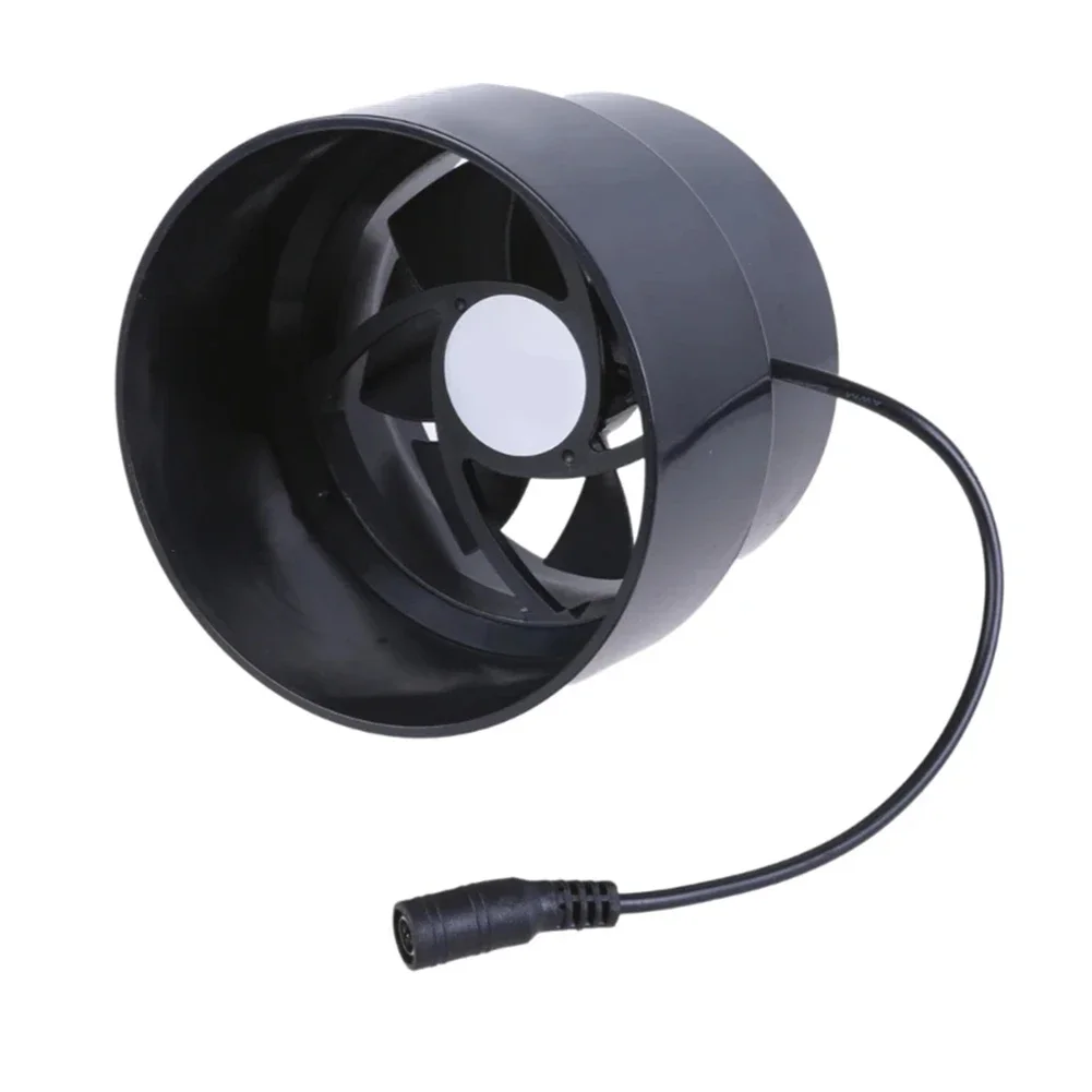 

Small Spaces Stale Air Elimination 12V Exhaust Fan 110*96*90MM 110 Cubic Meters Airflow 39 Decibels Noise Level Black Color