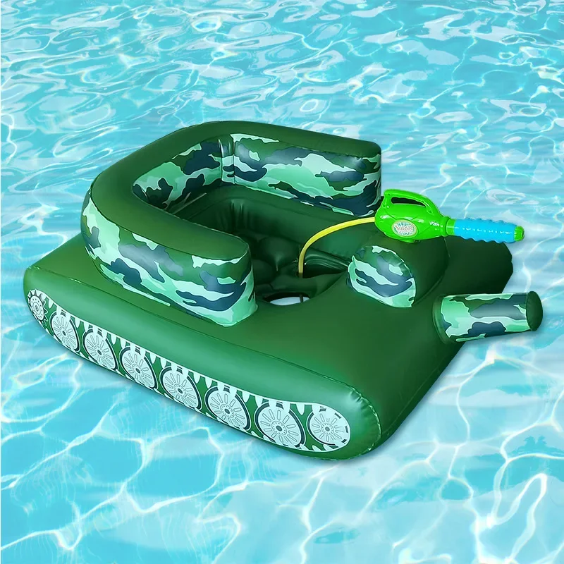 Inflatable water spray tank, water spray truck, awning cloth cover seat ring, inflatable shark seat ring