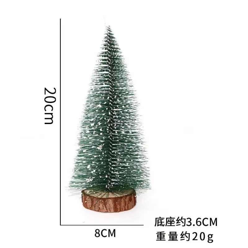 Kawaii Christmas Mini Christmas Tree Desktop Decoration Pine Needle Tree Christmas Decoration White Cedar Small Christmas Tree