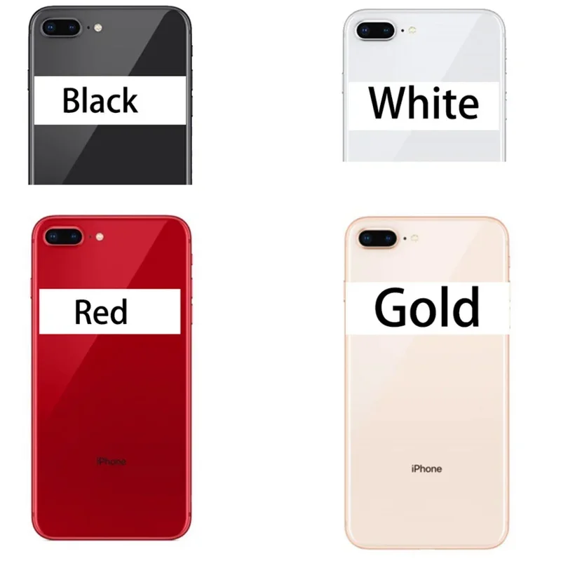 for IPhone 8Plus Original Back Housing Full Assembly With Parts Battery Back Shell 8p Rear Door Chassis Frame SIM Tray Gifts