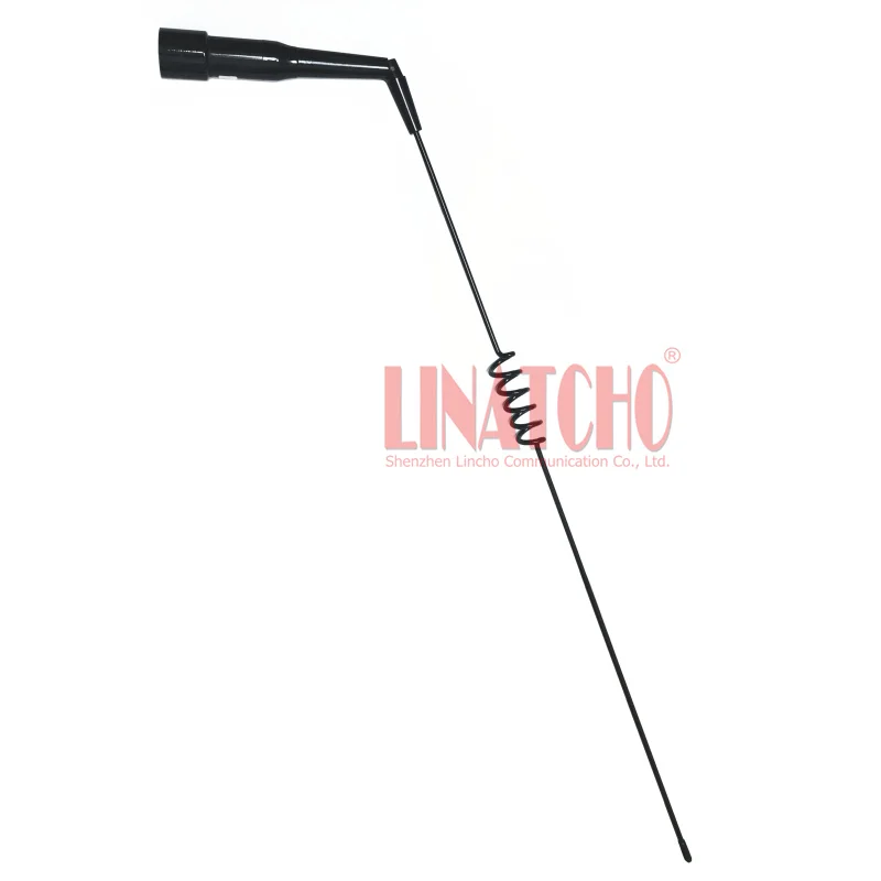 230MHz 433MHz 460MHz Black Omni Whip Car Radio PL259 Antenna